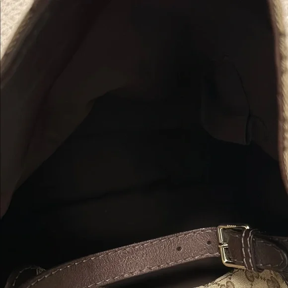 Gucci Monogram Canvas and Leather Bag - Picture 4 of 5